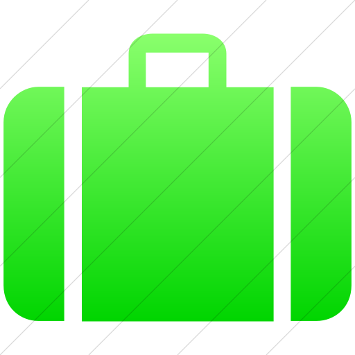 Aiga Baggage Claim Icon Simple Ios Neon Green Gradient - Black Luggage Icon (512x512)