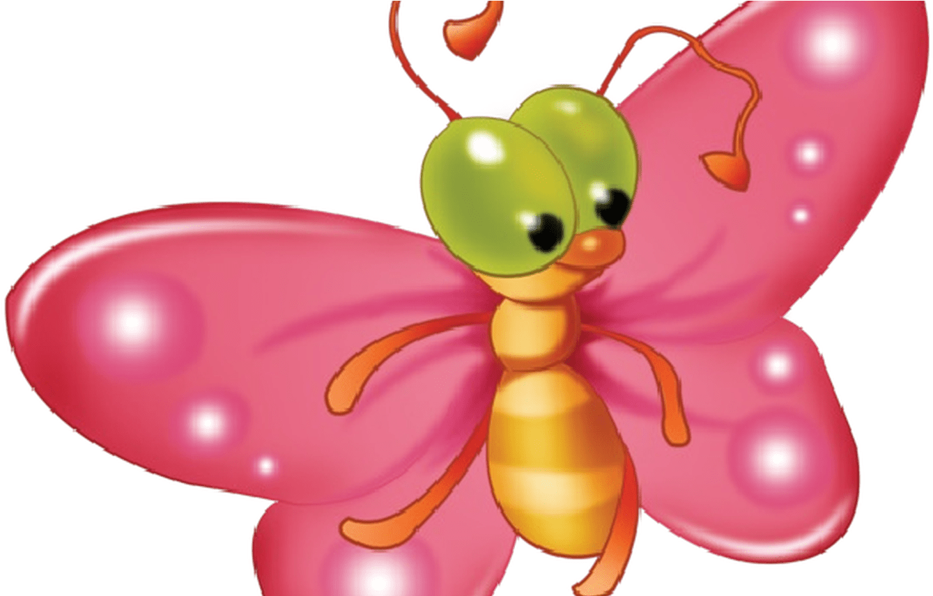 Baby Butterfly Cartoon Clip Art Picturesall Butterfly - Transparent Background Butterfly Transparent Clip Art (1368x855)