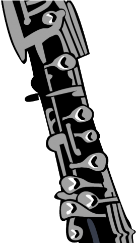 Brass Clipart Oboe Instrument - Transparent Background Clarinet Clipart (640x480)