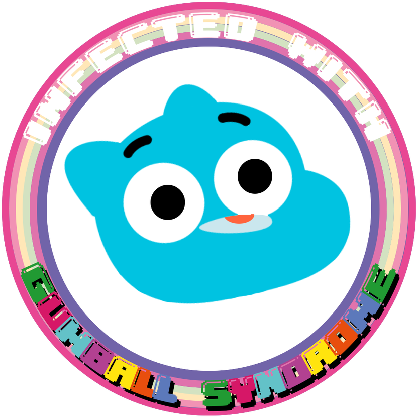 Gumball Syndrome Seal By Intrancity - Circle (894x894)