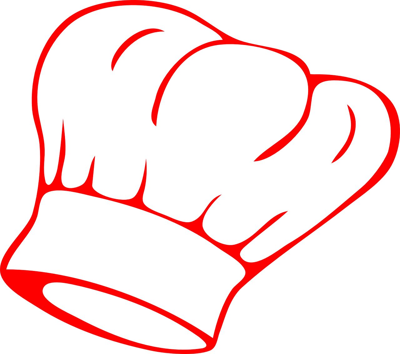 S Hat Chef Hat - Red Chef Hat Clipart (1280x1134)