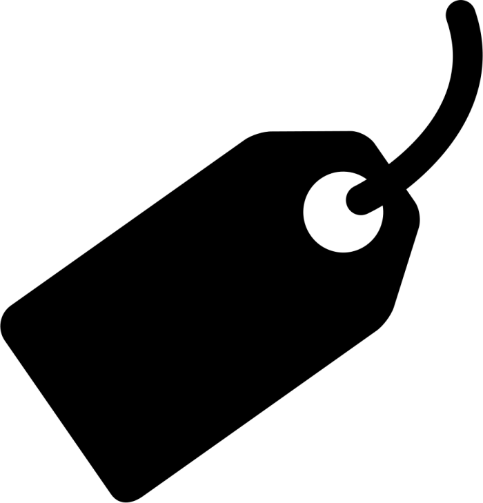 Price Tag Transparent Images - Price Tag Icon Png (700x729)