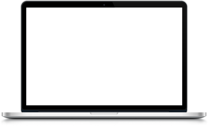 The Preview Facilitates And Optimizes The Creation - Macbook Pro Template Png (712x432)