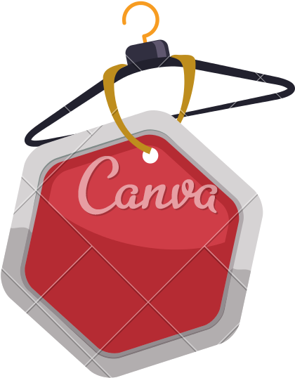 Hanger With Price Tag - Illustration (800x800)