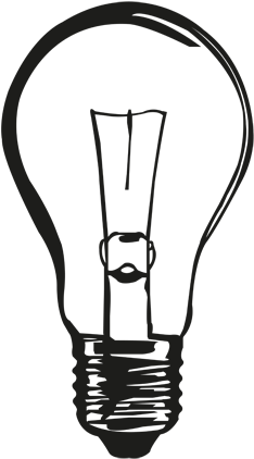 Stickers Ampoule Silhouette Images, Silhouette Portrait, - Silhouette Ampoule Png (450x450)
