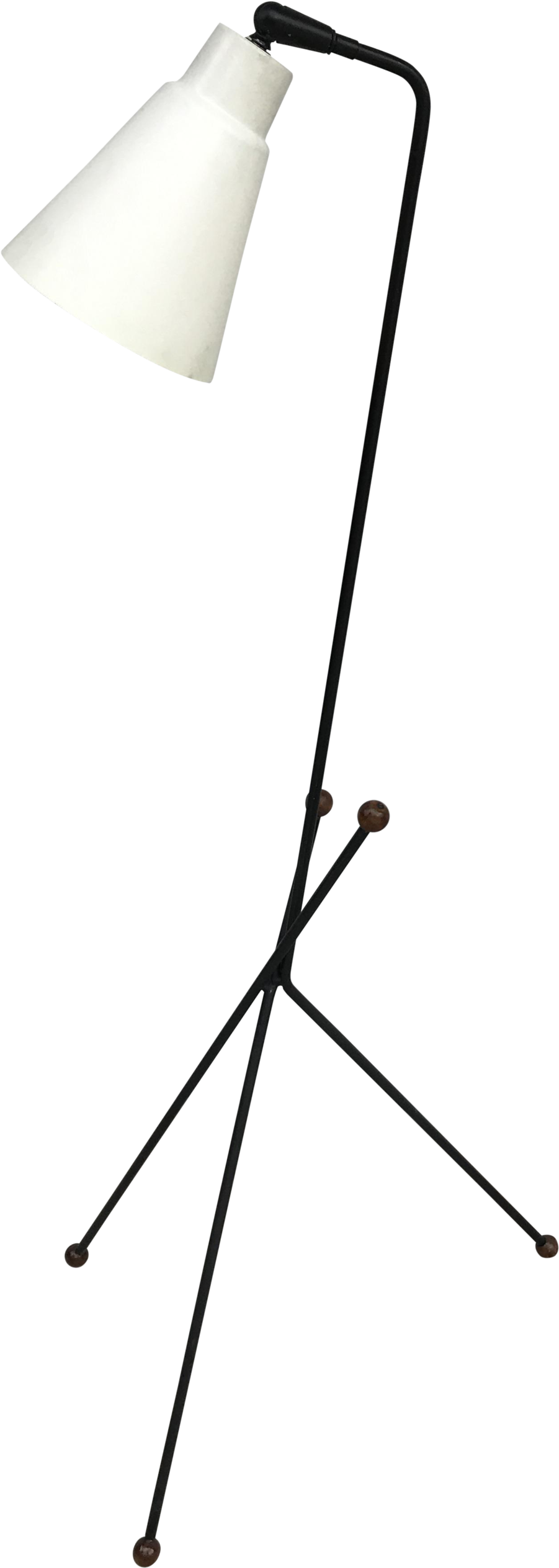 Vintage 1960's Modern Tripod Floor Lamp - Vintage 1960's Modern Tripod Floor Lamp (1000x2807)