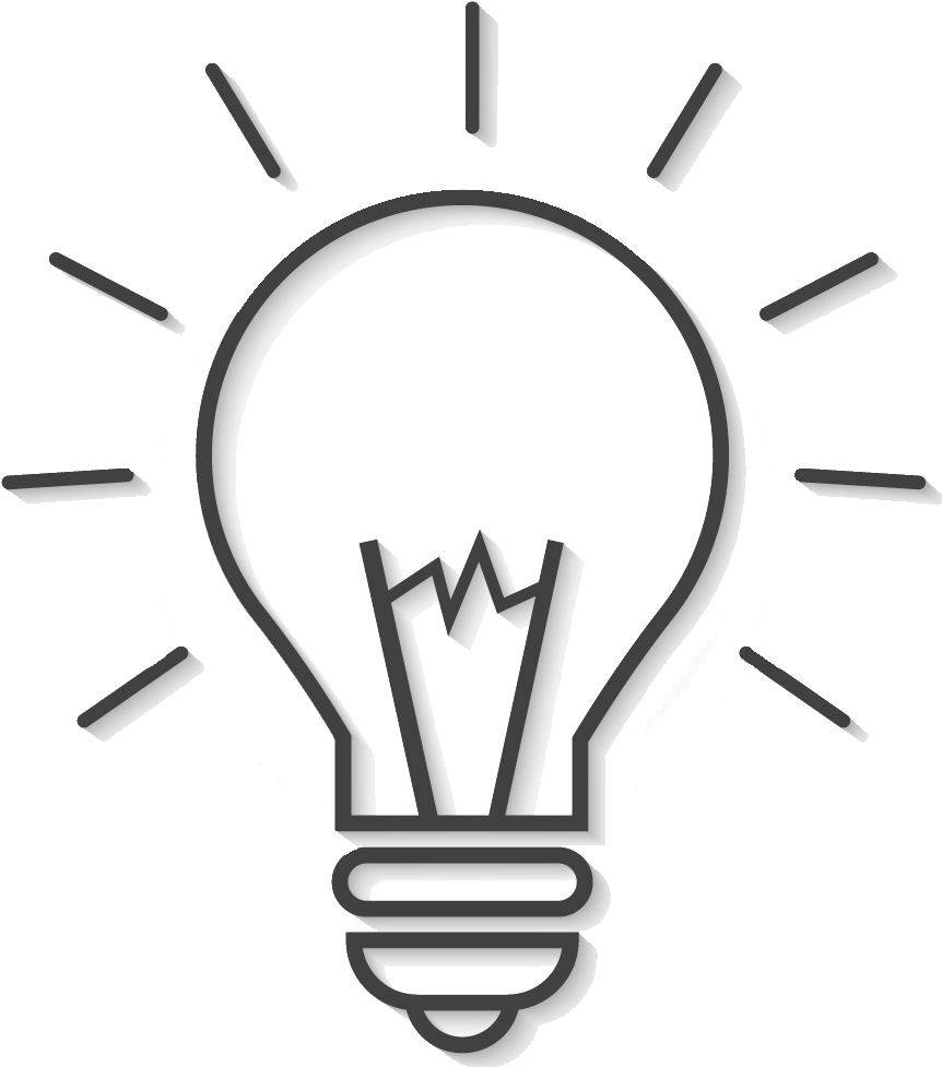 Have An Idea - Light Bulb Drawing Small (871x1012)