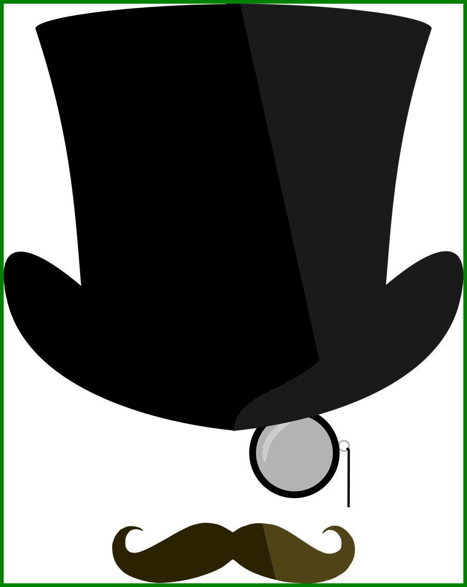 Suit Tuxedo Pink Clip Art - Top Hat And Moustache (908x1141)
