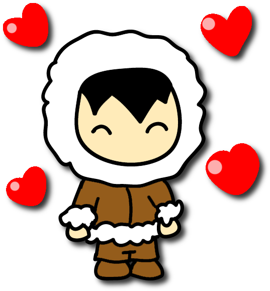 Eskimo By Kiddomerriweather Eskimo By Kiddomerriweather - Kawaii Eskimo (600x606)