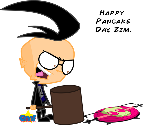 Happy Pancake Day By Tiny Toons Fan - Cartoon (600x523)