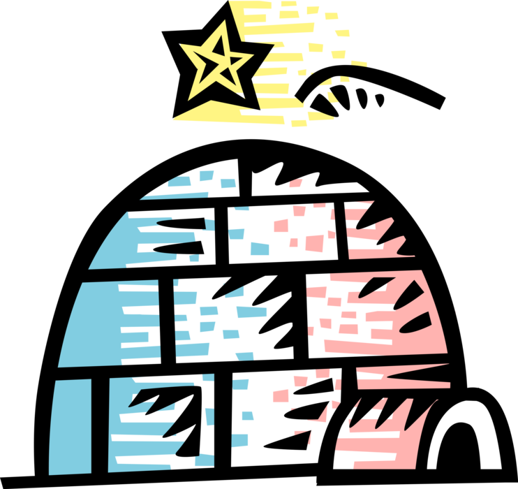 Vector Illustration Of Arctic Indigenous Peoples Inuit - Vector Illustration Of Arctic Indigenous Peoples Inuit (742x700)