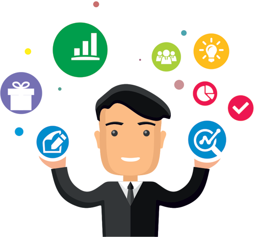 Buyelectric Will Tie Up With Companies Where Their - Employee Cartoon Png (500x464)