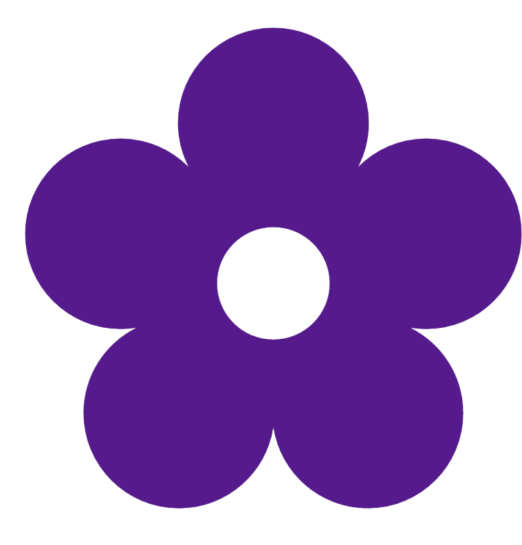 Purple Flower Clip Art Free - Purple Flower Clipart (800x792)