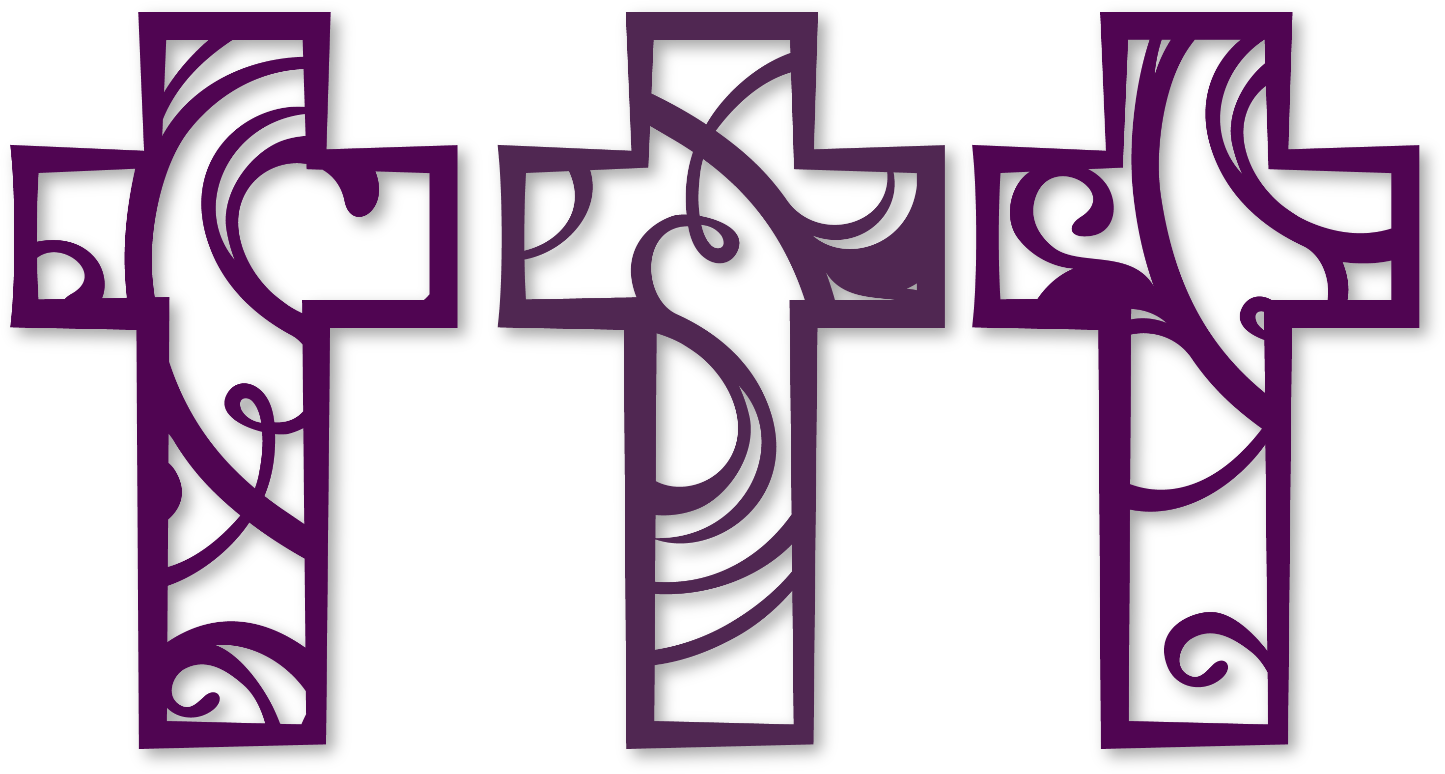 2959 X 1590 7 - Silhouette Crosses (2959x1590)