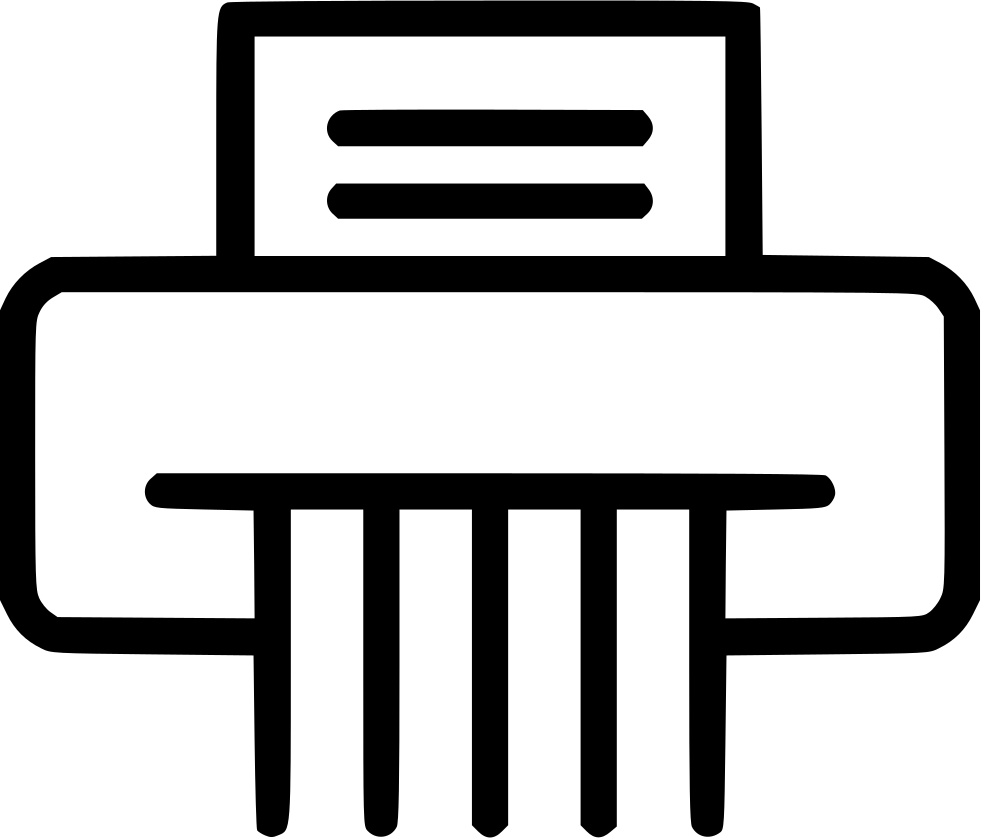 Paper Shredder Document Delete Comments - Paper Shredder Document Delete Comments (981x838)