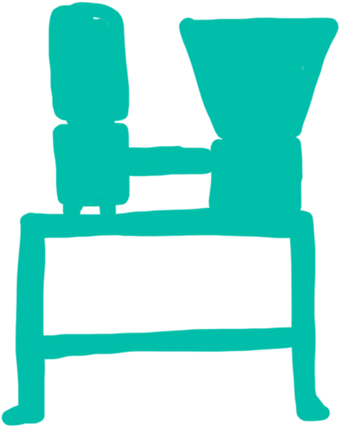 Machines - Plastic Shredder Clipart (1000x1000)