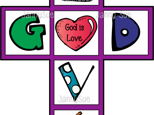 Cross Clipart Love - Heart (640x480)