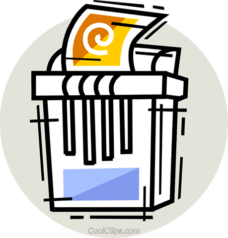 Shredder Royalty Free Vector Clip Art Illustration - Shredder Royalty Free Vector Clip Art Illustration (459x480)