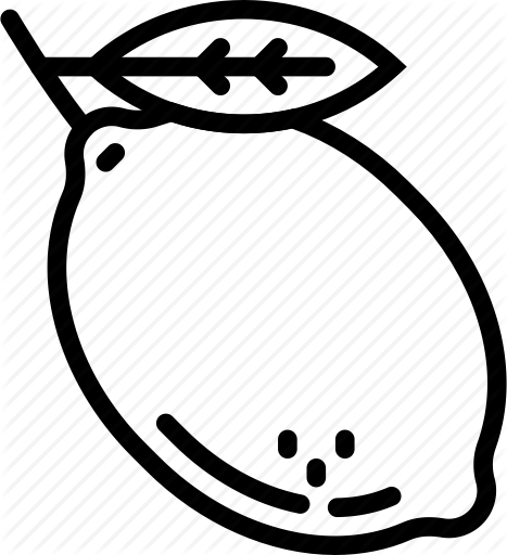 467 X 512 2 - Lemon Outline Png (467x512)