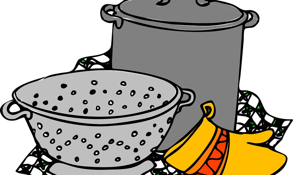 Pineapple Upside-down Cupcakes - Cooking Utensils Clipart (960x576)