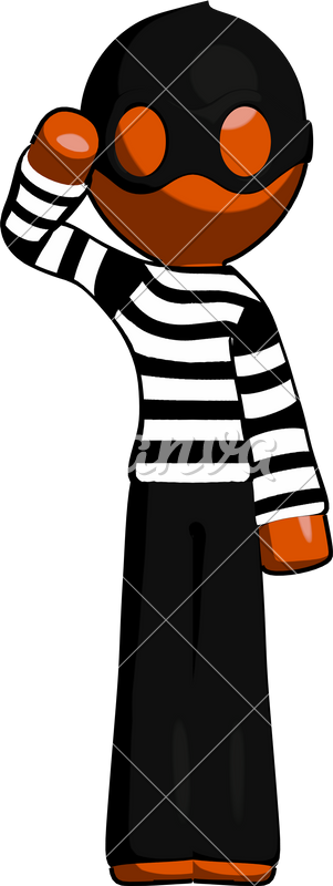 Thief Man Soldier Salute Pose - Thief Man Soldier Salute Pose (301x800)