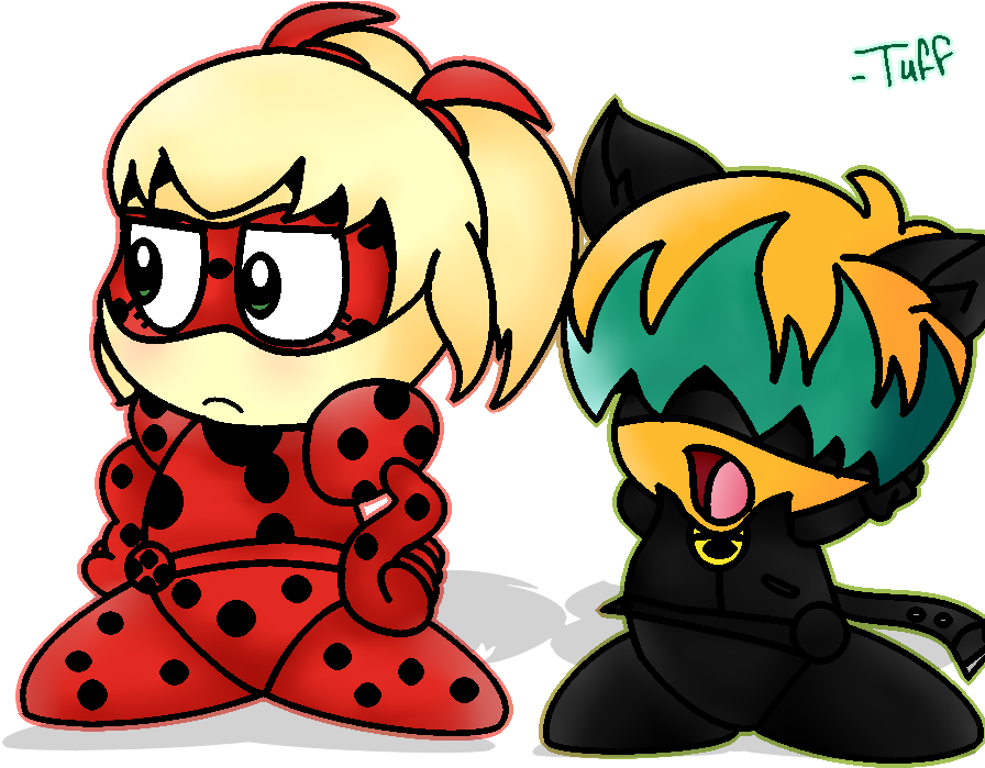 Lady Bug And Cat Noir Cosplay By Tuff Rubies - Kirby Tuff Eyes (940x704)
