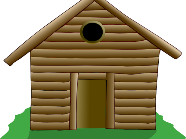 Cabin Clipart - Casita De Madera Los Tres Cerditos (640x480)