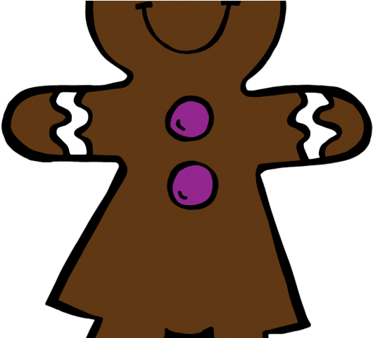 Small Clipart Gingerbread - Gingerbread Clipart Simple (640x480)