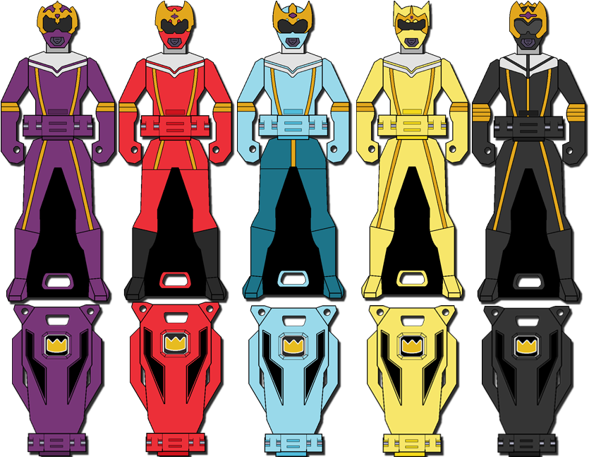 {request} Roiyaru Sentai Kunshuranger Ranger Keys By - Cartoon (835x647)