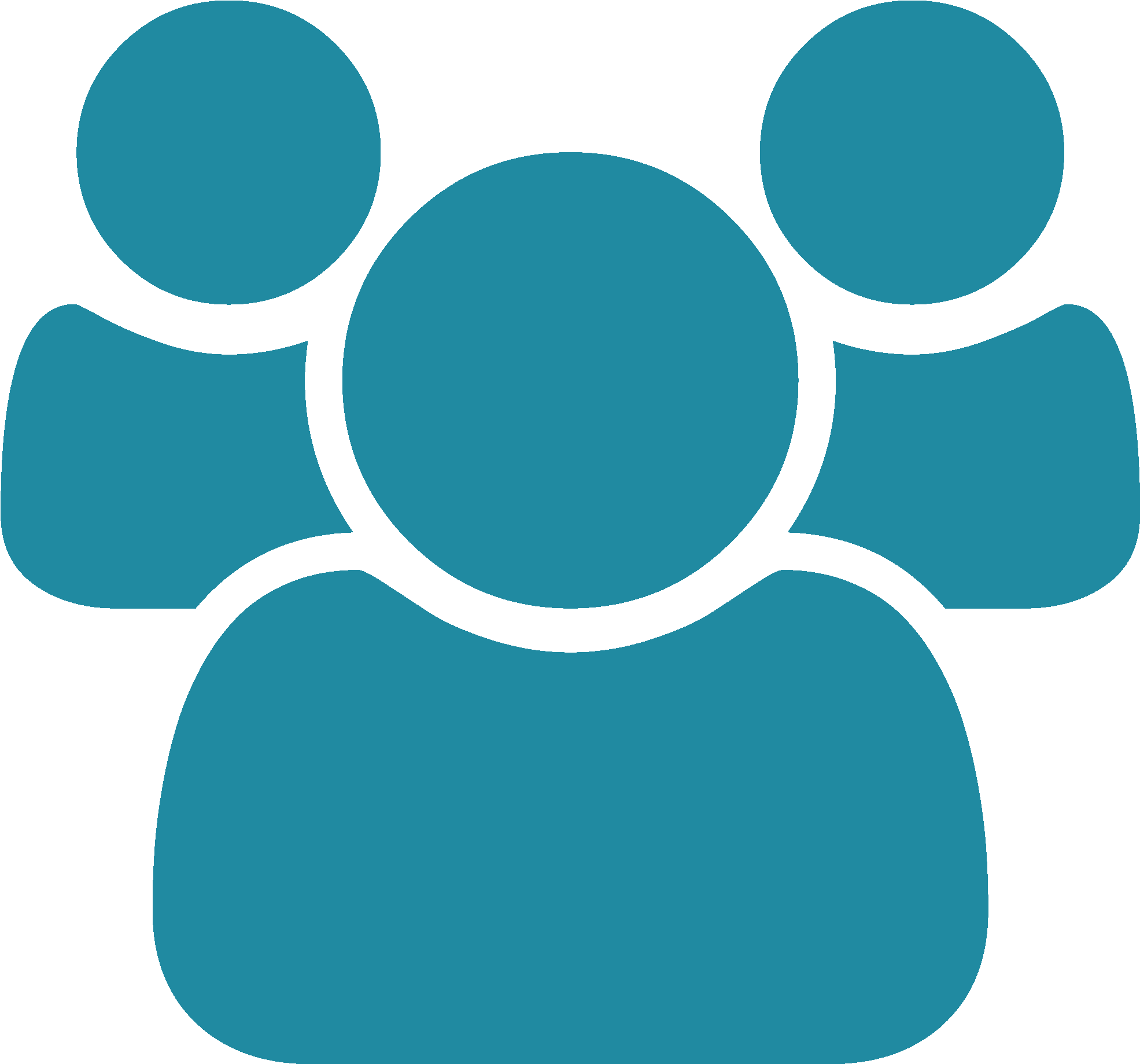 Online Training - Group Of People Icon Blue (2000x2000)