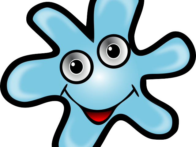 Bacteria Clipart Computer Virus - Cartoon Bacteria With Transparent Background (640x480)