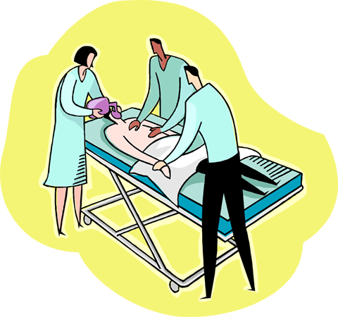 Getting Prepared For Surgery Royalty Free Vector Clip - Ett Drug (480x450)