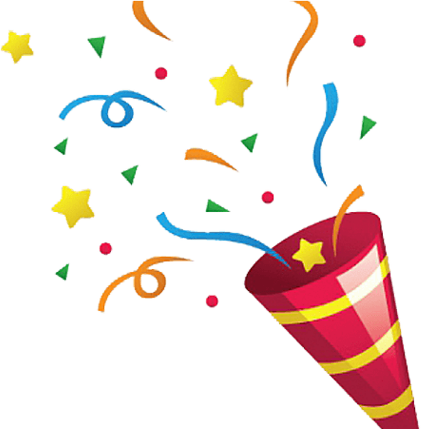 Confetti Clipart Transparent - Confetti Clipart (600x600)