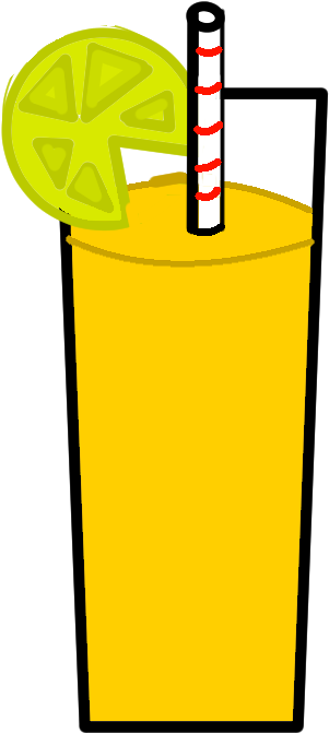 Straw Clipart Bottle Lemonade - Straw Clipart Bottle Lemonade (600x800)
