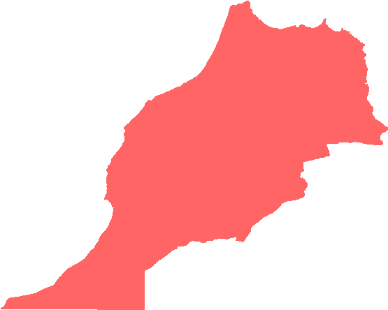 Default Message - Map Of Morocco Png (588x462)