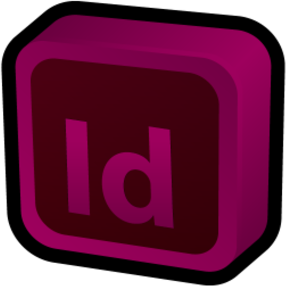 Adobe Indesign Icon 3d (600x600)