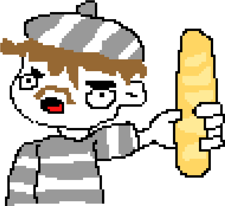 He Is The French Baguette Mannnnnnnnnn - Cartoon (1130x960)