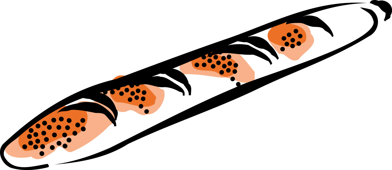 Bread Loaf Image Illustration - Bread Loaf Image Illustration (1612x700)