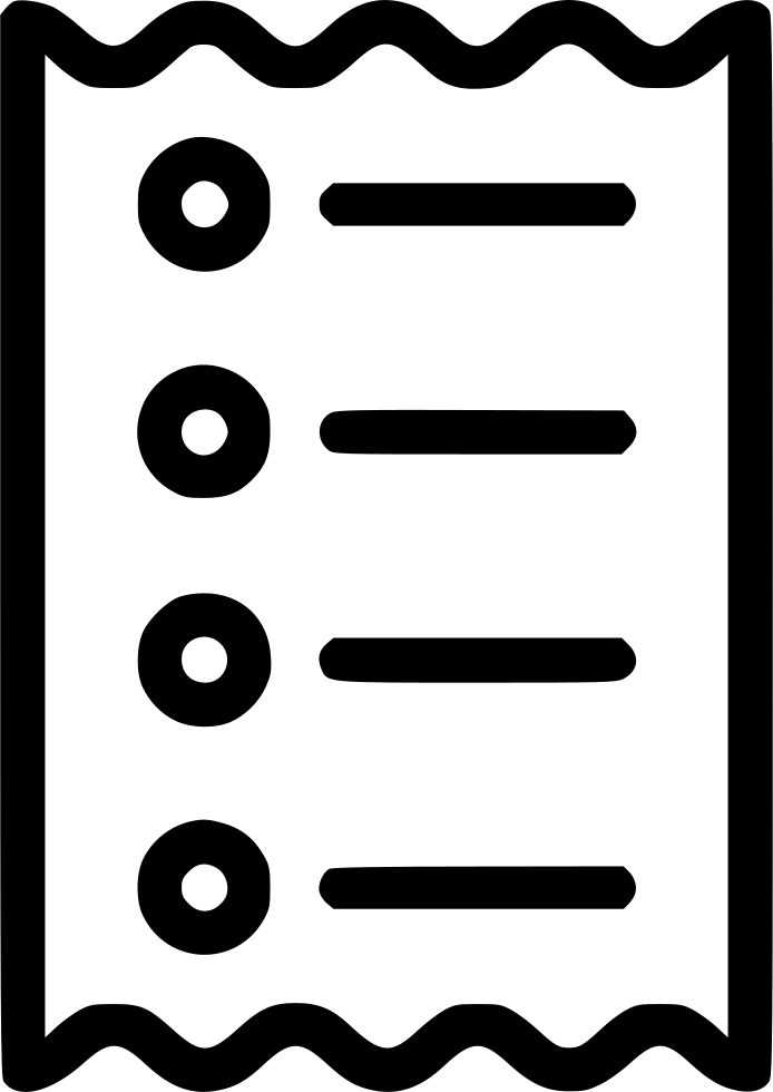 Shopping List Comments - Pay Bill Icon (694x980)