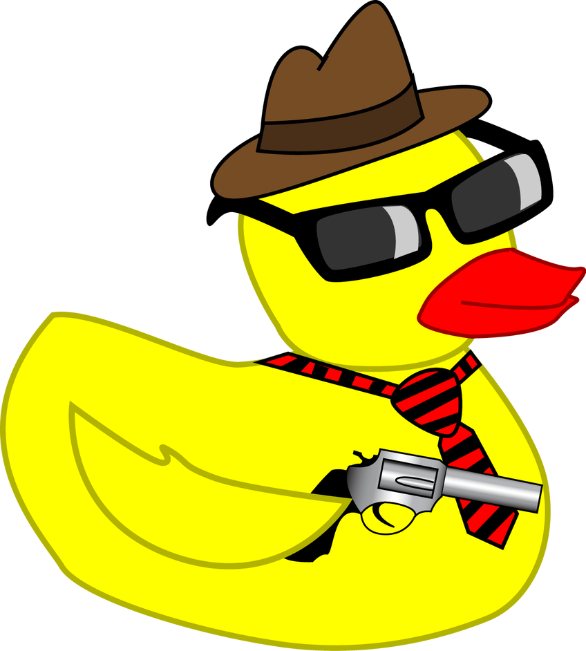 Secret Agent Duck By Captainvendetta - Secret Duck (848x942)