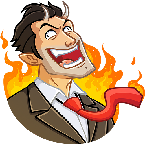 Vk Sticker Secret Agent - Cartoon (512x512)