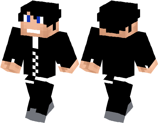 Secret Agent - Cool Dude Minecraft Skin (528x418)