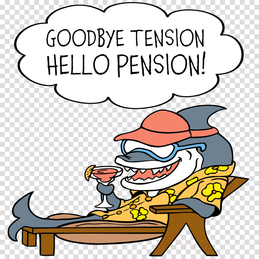 Goodbye Tension Hello Pension Retirement Postcards - Goodbye Tension Hello Pension Clipart (900x900)
