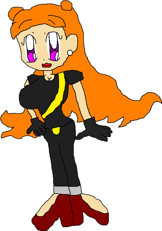 The New Female 3 Girl Carly Secret Agent Season Character - Cartoon (564x809)