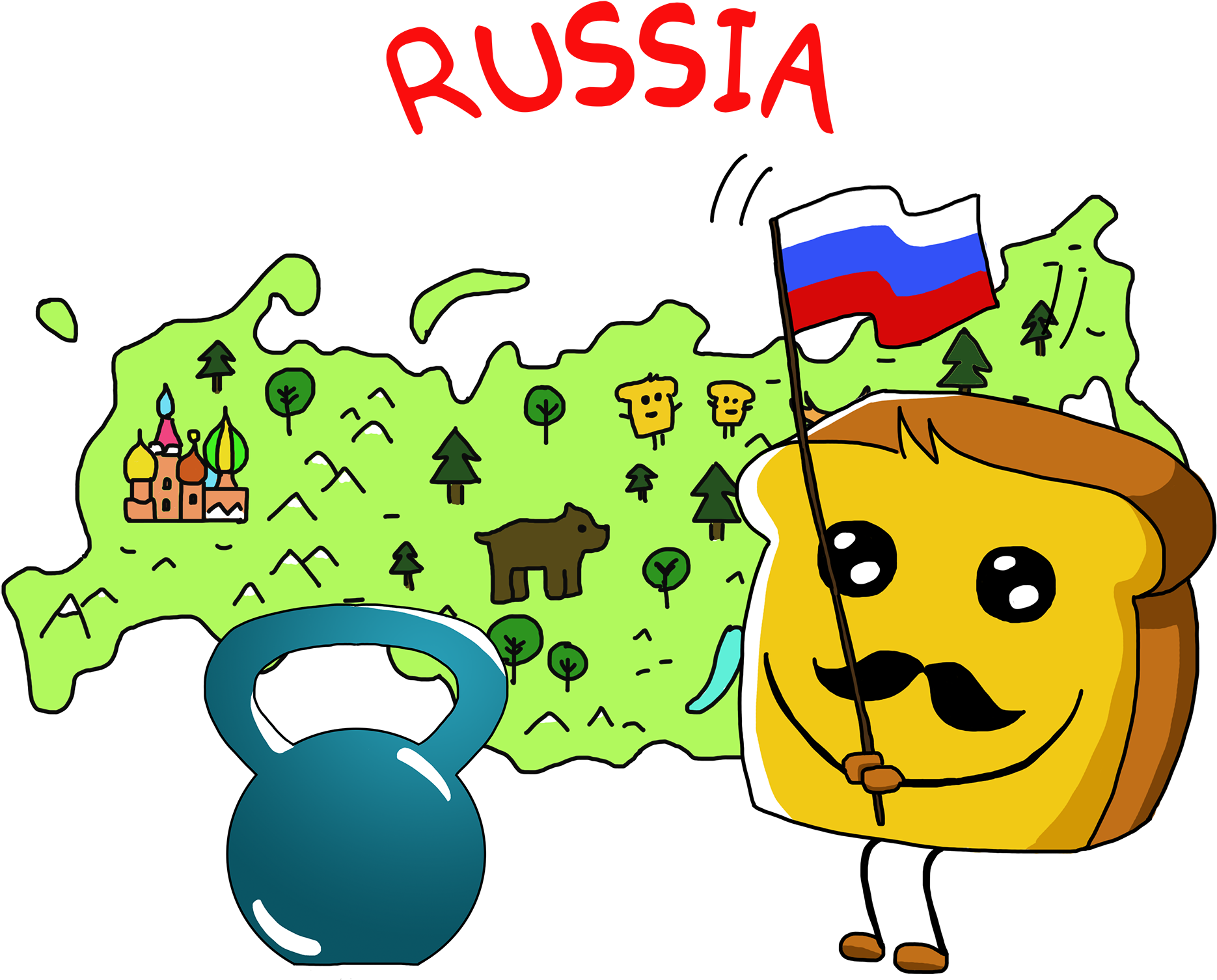 Kettlebell, Le Sport Made In Russia - Kettlebell, Le Sport Made In Russia (2000x1612)