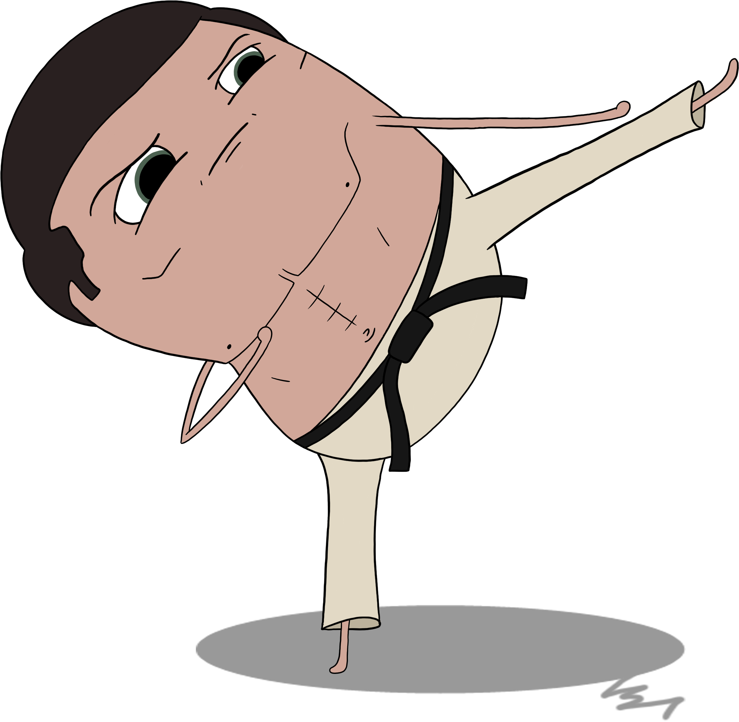 How To Condition Yourself For A Martial Art Kettlebell, - Cartoon (3508x2480)