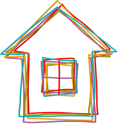 Clipart Door Tenant - House (400x425)