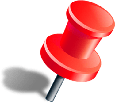Red Push Pin With Shadow Transparent Png Stickpng - Transparent Pin Png (400x400)