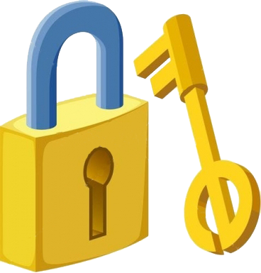 Mirdif - Lock And Key Clip Art (368x385)