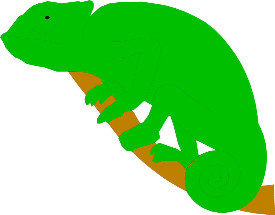 Clip Art Freeuse Stock Free Stock Photo Illustration - Chameleon Clipart (958x750)